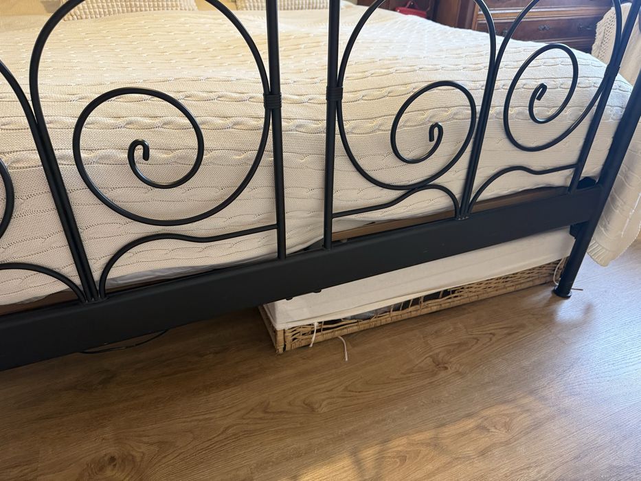 cama de casal ferro Ikea