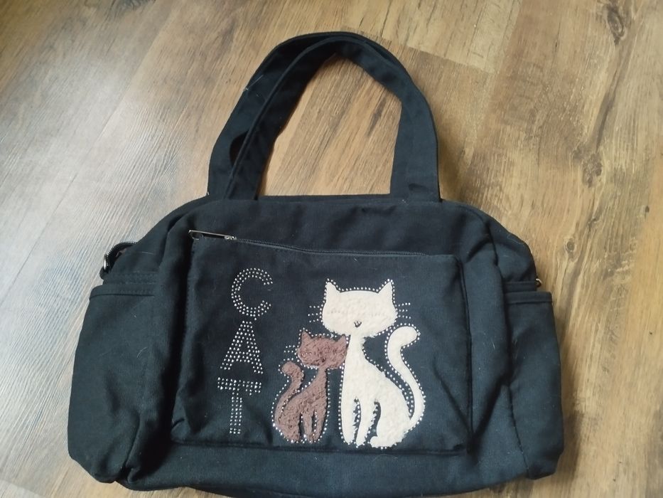Torba na ramię z kotami