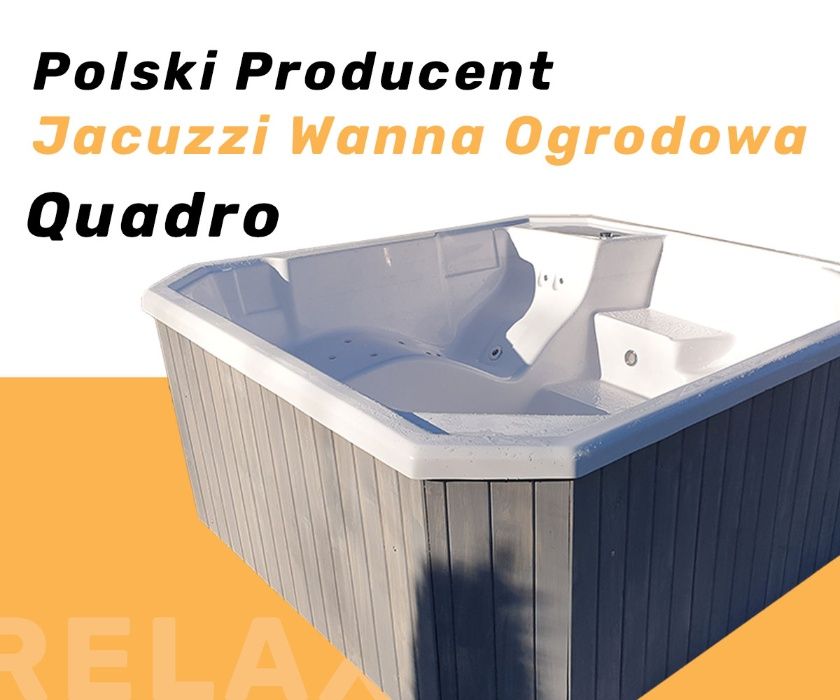 Jacuzzi Wanna Ogrodowa Quadro Spa Z Hydromasazem Polski Producent Warszawa Bemowo Olx Pl