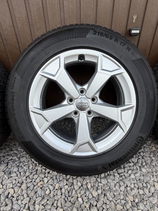 Felgi z oponami 215/65R17 Audi Q3 5x112 Q2 A4 B5 B6 B7 A6 C6 C5 TT A3 VW Tiguan Seat Tarraco Skoda Kodiaq vw