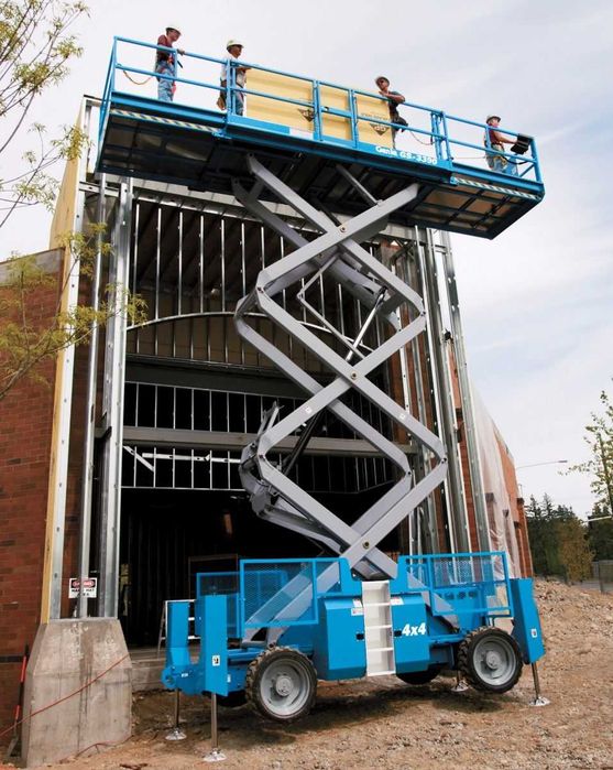 Podnośnik koszowy podnośnik nożycowy wynajem zwyżki