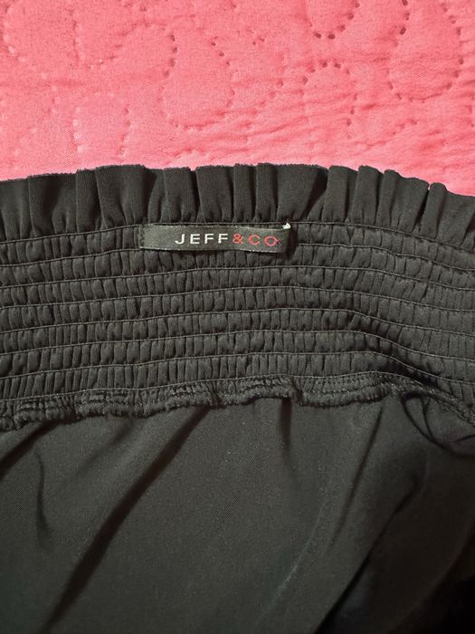 Черный бархатный топ xl