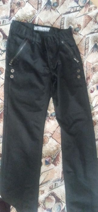 Штани, чорні котонові джинси