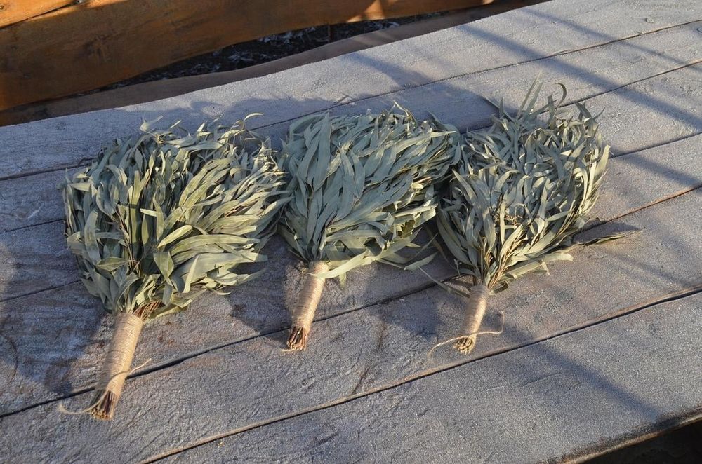 Віники в сауну березові дубові євкаліпт лавада травяні для запаха мята