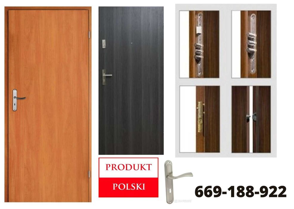 Drzwi zewnętrzne do mieszkania i do domu. Produkt POLSKI. Montaż GRATIS.