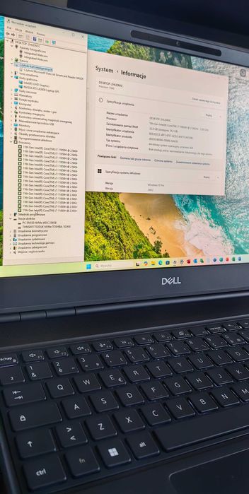 Dell précision 7560 i7 24mb cache, 32gb, 1,2tera ssd, RTX