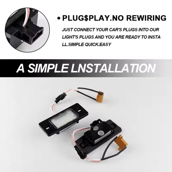 Подсветка номера Cayenne / Touareg / Tiguan / Golf 4 5 / Passat B5.5