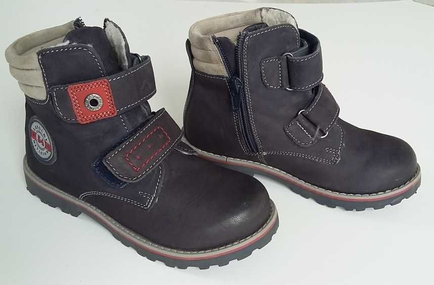 Buty skórzane (jesień, zima) rozm. 29