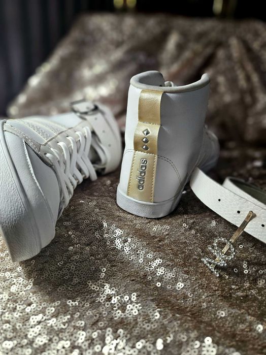 ОРИГІНАЛ !! Білі високі кеди ADIDAS
