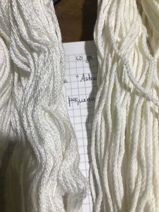 Meada cor branca 95 gramas algodão