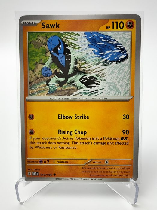 Sawk 049/086 karta pokemon White Flare