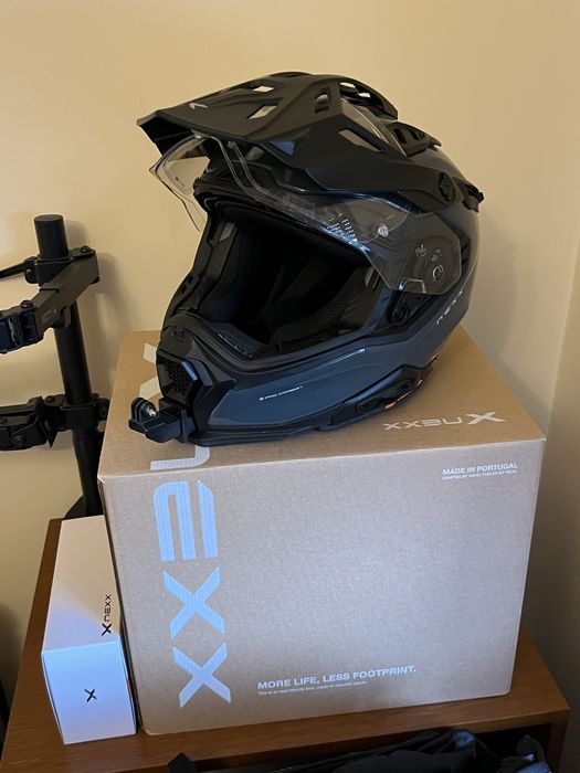 Capacete NEXX XWED3 Carbono + Comunicações NEXX XCOM3