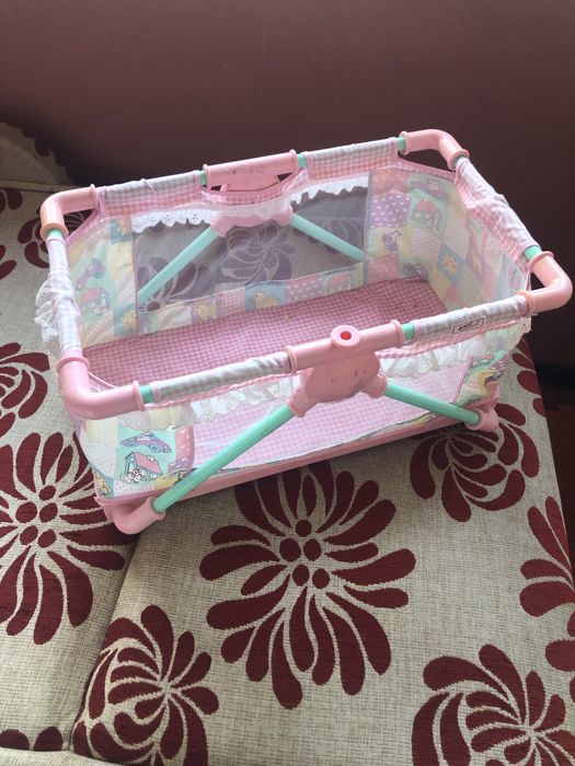 Дитяче ліжечко для ляльки бебі борн, люлька, колиска