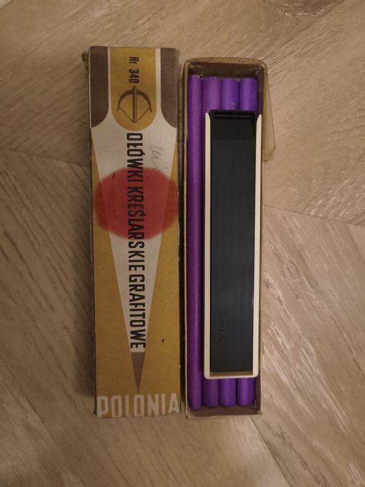 Ołówki Kreślarskie Grafitowe Polonia PRL