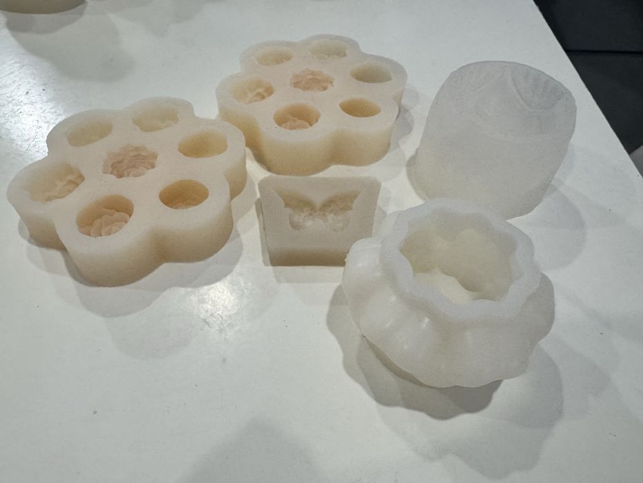 Lote de 5 moldes de silicona