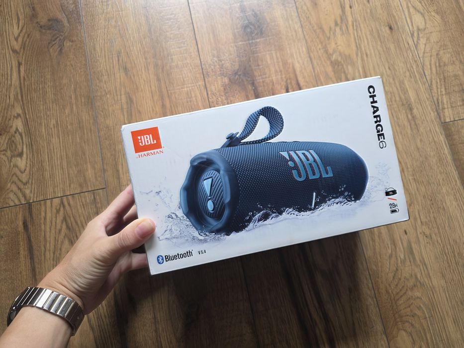 NOWY Głośnik Mobilny JBL Charge 6 Czarny / Black | Fabryczne plomby