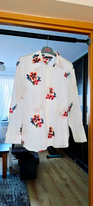 Koszula z haftem, elegancka koszula, bluzka boho