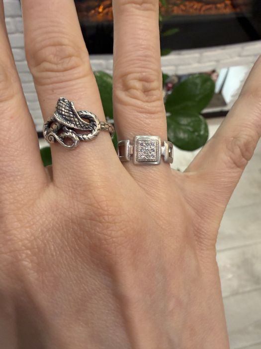 Кольцо серебряное