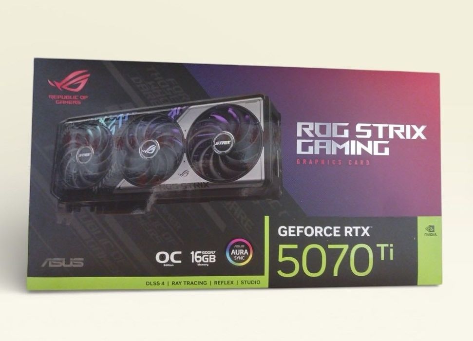 Нова asus rtx 5070 ti 16gb