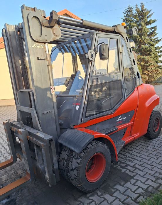 Wózek widłowy Linde H80D-03/900 EVO H60, H50 2019 r przesuw boczny UDT