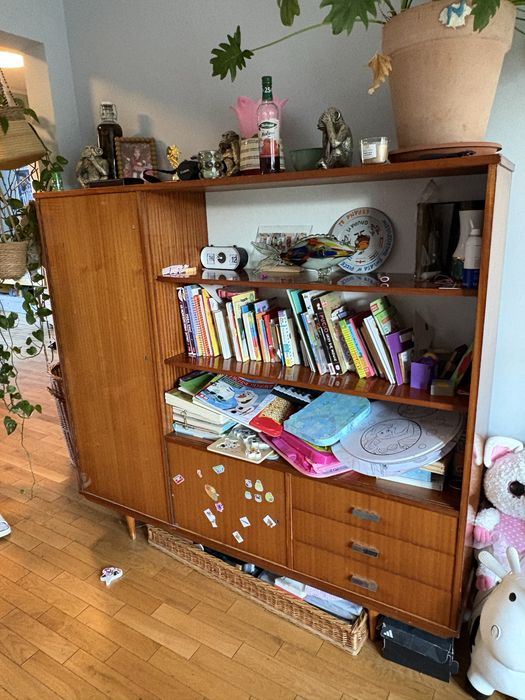 Komoda biblioteczka PRL
