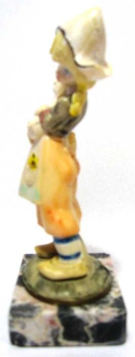 Статуетка Дівчинка Качка Кошик Композит Мармур Італія