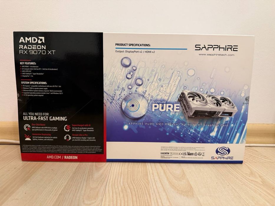 Radeon RX 9070xt 16gb pure sapphire