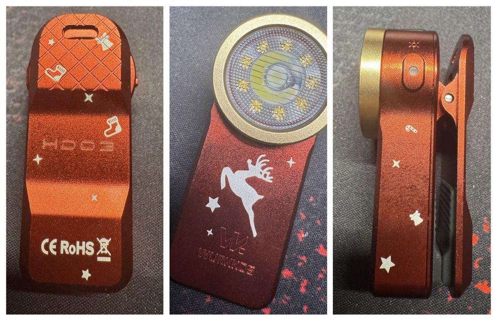 Wurkkos HD03 Christmas 680LM\USB-C\95 CRI-RGB\Magnet\Buck Driver