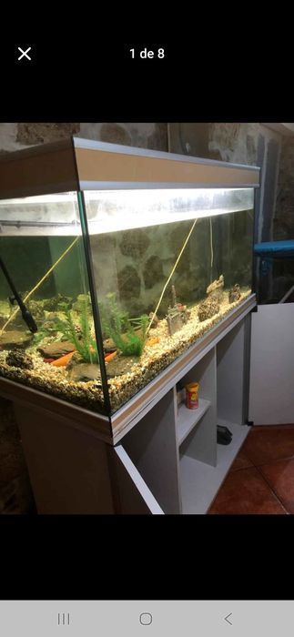 Aquário movel com bomba