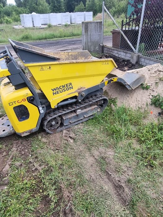 Wynajem ładowarka Bobcat s70,wozidło Wacker samozaładowcze,wiertnica