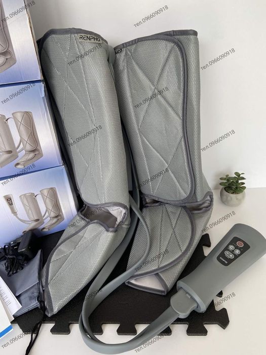 Повітряно компресійний масажер для ніг, лімфодренажний, пресотерапія