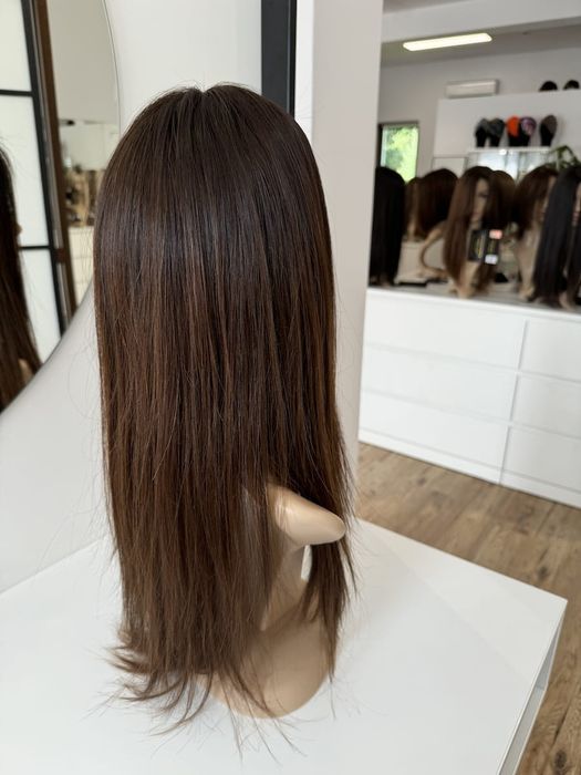 Peruka 55 cm M  Ombre  włosy naturalne