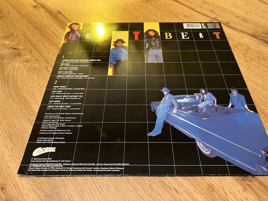 Bad Boys Blue winyl LP Heart Beat 1 wyd. Coconut 1986