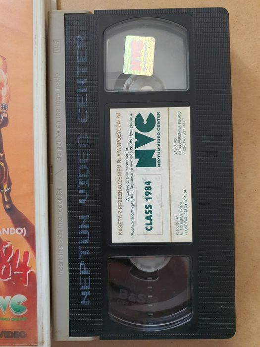 Klasa 1984 VHS unikat