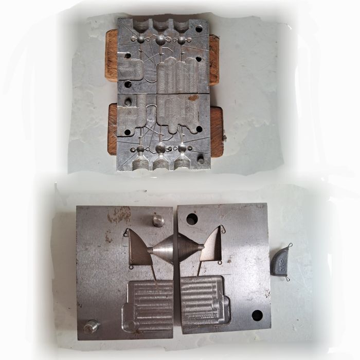 Форма для отливки джиг головок груза