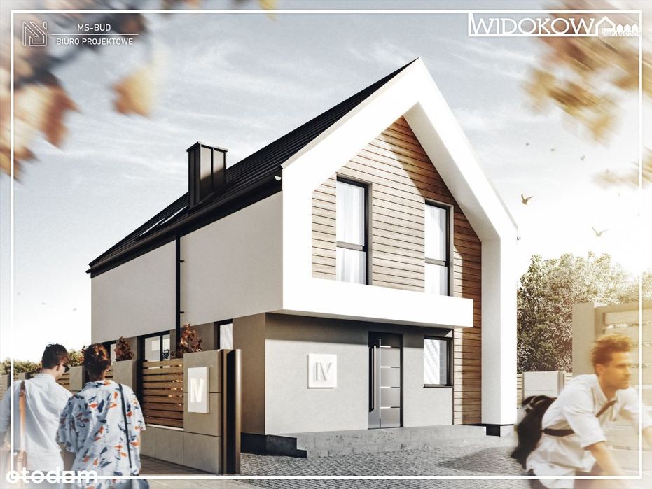 Kocmyrzów ul. Widokowa. Domy SSO -103 i 114 m2