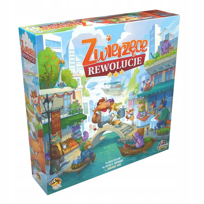 Gra Planszowa Zwierzęce Rewolucje Lucky Duck Games. Nowy Produkt