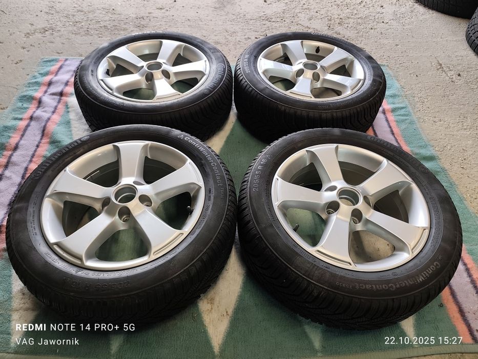 Koła Alufelgi Volkswagen Beetle R16 Sima 5x112 3C1 Continental