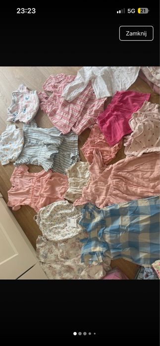 Ubranka letnie 80/86/ h&m, resserved, sinsey metki