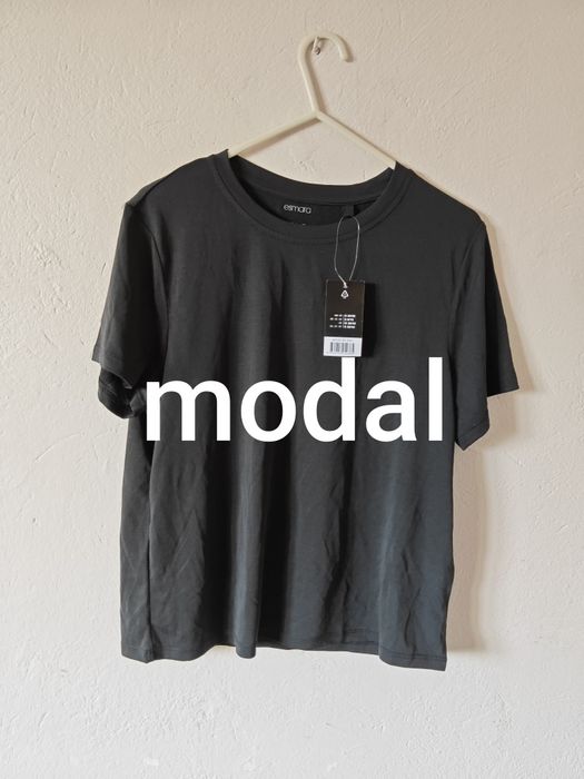 Esmara S/M koszulka bluzka t-shirt z modalem / modal