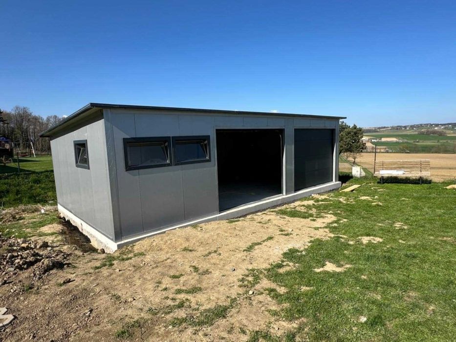 Garaż  6x6 płyta warstwowa PIR 6CM . PRODUCENT . Cała Polska