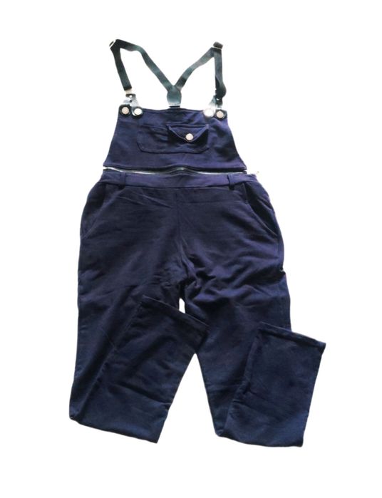 Granatowe ogrodniczki / spodnie na szelkach – Pronto Moda