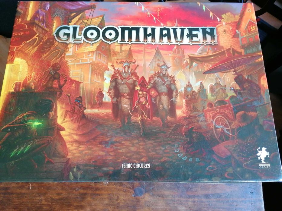 Gloomhaven como novo (com sistema de arrumação)