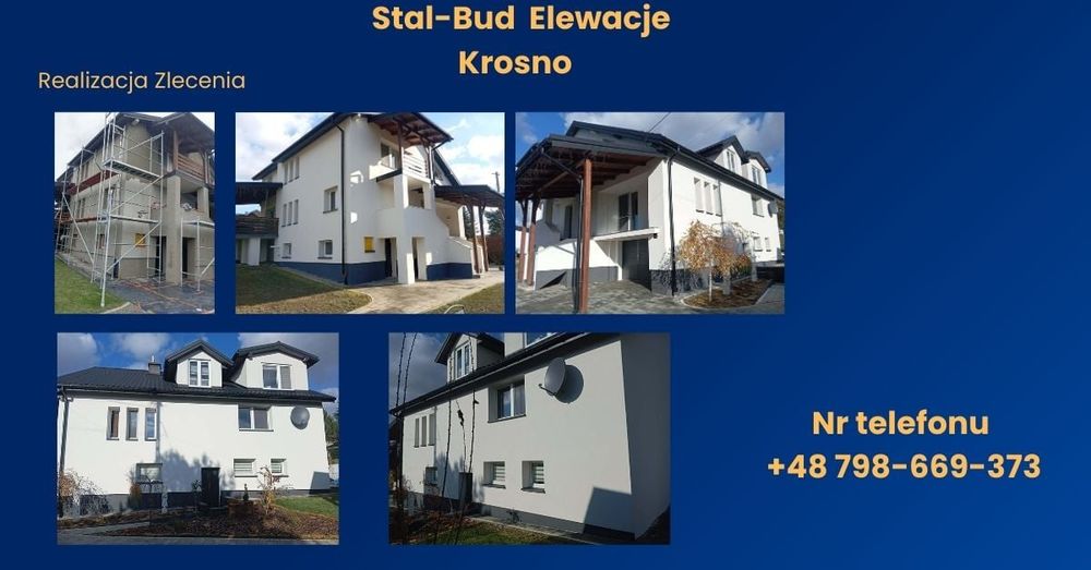 Elewacje/docieplenia/ termomodernizacje budynków