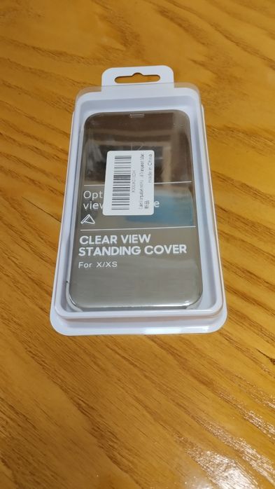 Etui clear view standing cover Iphone X / XS