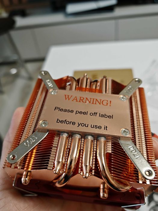 Thermalright AXP90 X53 Full Copper, Low Profile ITX Cooler, 92mm, Медь