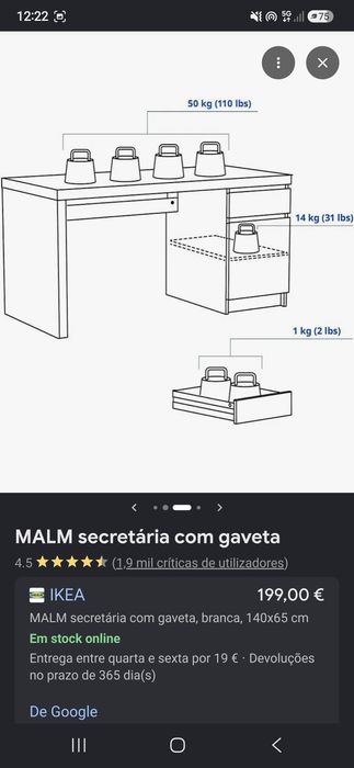 Secretária - Bom estado