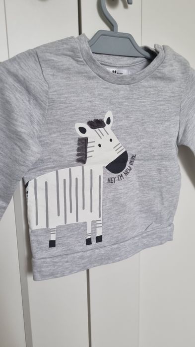 Bluza 80 jak nowa szara