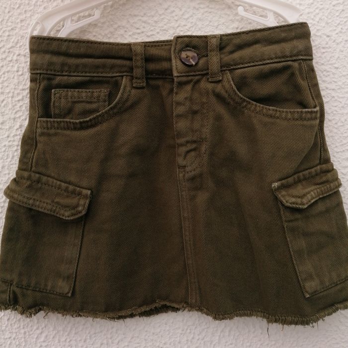 Saia verde tropa Zara kids