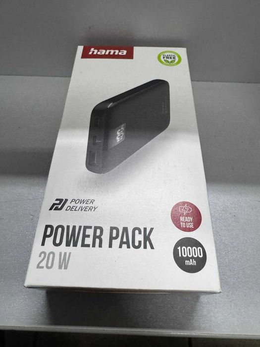 Зовнішній акумулятор (павербанк) Hama 20w 10000 mah PD10 ( 201718) Новий!